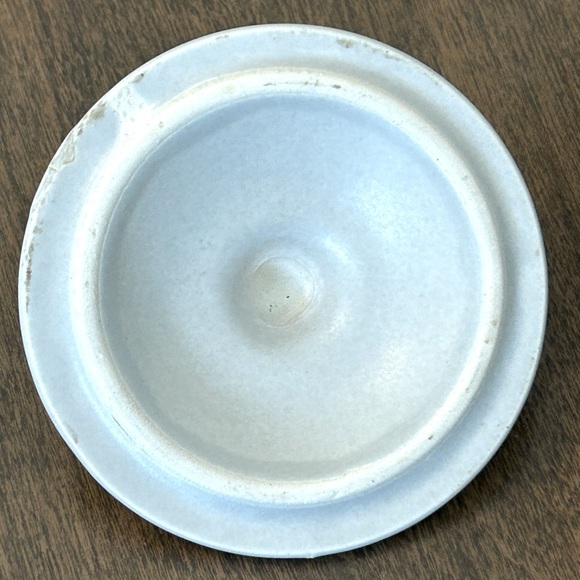 PFALTZGRAFF YORKTOWNE STONEWARE BEAN POT WITH HANDLE & LID #70 GRAY BLUE FLORAL - Picture 10 of 16